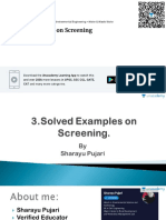 Solved Examples on Screening.pdf