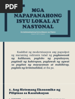 Napapanahong Isyu Lokal at Nasyonal