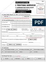 Invigilators Application Form A