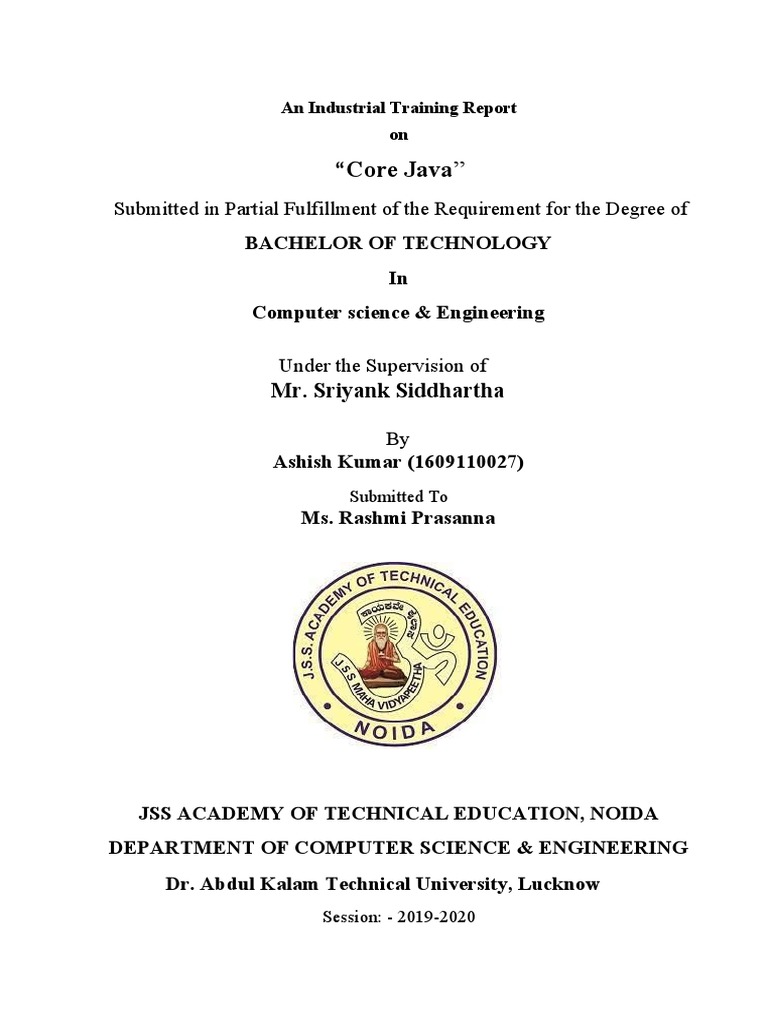 Core java report pdf pdf java virtual machine java programming