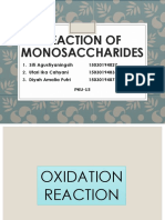 Reaction of Monosaccharides