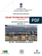 CTS Solar Technician (Electrical) - CTS - NSQF-4