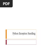 Exception Handling PDF