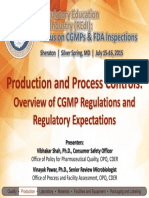 Regulatory Education for Industry (REdI): Focus on CGMPs & FDA Inspections