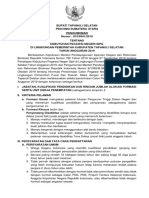 Pengumuman CPNS Tapsel 2019 PDF