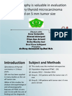 Ultrasonography Is Valuable in Evaluation of Papillary Thyroid