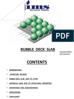 On Bubble Deck Slab