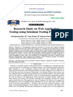 Research Study On Web Application Testin PDF