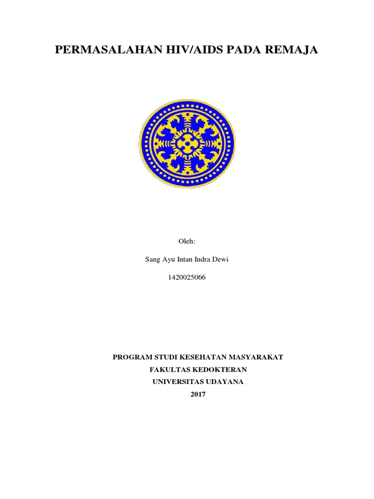 Permasalahan Hiv/aids Pada Remaja | PDF