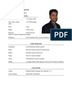 Ankur Agrawal - Bio-DataP1
