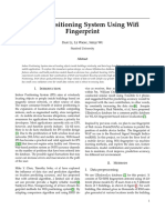 Dan Li, Le Wang, Shiqi Wu, Indoor Positioning System Using Wifi Fingerprint