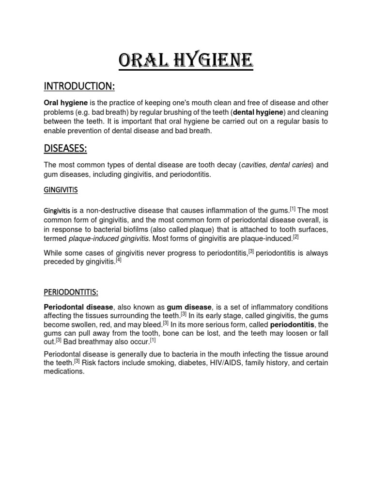Oral Hygiene | PDF | Oral Hygiene | Toothbrush