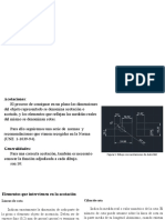 Normas básicas de acotación en dibujo técnico