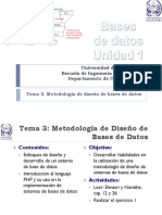 Unidad 1 - Metodología de BD PDF