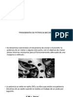 Transmision de Potencia Mecanica