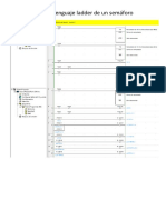 Programación en Lenguaje Ladder de Un Semáforo