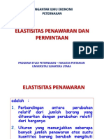 Elastisitas Penawaran Dan Permintaan