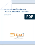 EURION - CWG 2010 - A Time For Answers