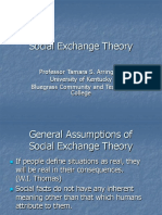 Social Exchange Theory