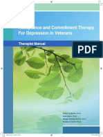 ACT-D Manual for Treating Depression in Veterans