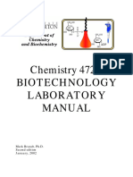 Biotechnology Lab Manual PDF