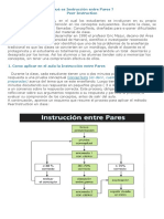 Que Es Instrucción Entre Pares