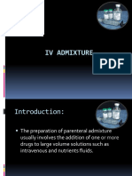 IV Admixture Calculations