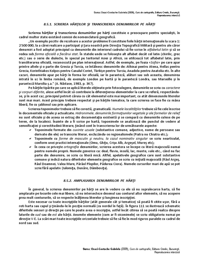 Inscriptiile Pe Harti PDF | PDF