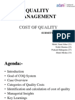 Cost of Quality Presentation