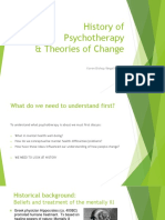 History of Psychotherapy