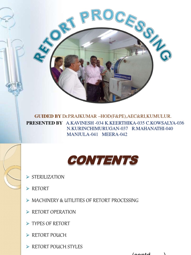 Overview of Retort Packaging Types | PDF | Pressure Cooking | Steam