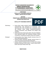 8.5.1.4.a SK PEMANTAUAN, PEMELIHARAAN, PERBAIKAN SARANA & PERALATAN