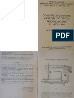 Lucznik 465 466 Maszyna Do Szycia Instrukcja Obslugi PDF
