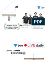 Center of Mass Advanced Problems