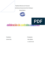 Trabajo de Celeberacion de Contratos Colectivos