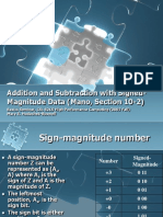 Addition and Subtraction With Signed-Magnitude Data (Mano