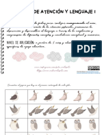 Atencion Sostenida Lenguaje y Conceptos Matemáticos PDF