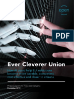 Ever Cleverer Union: How AI Could Help EU Institutions Become More Capable, Competent, Cost-Effective and Closer To Citizens