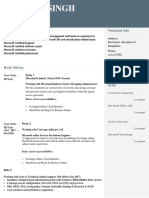 Resume Format - Standard