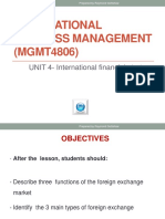 UNIT 4 (International Financial Strategy)