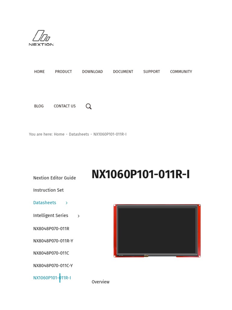 Nextion LCD | PDF | User Interface | Microcontroller