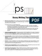 Writing Tips for US Embassy Exchange Program Essays