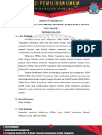 Term of References Debat Capresma Dan Cawapresma PDF