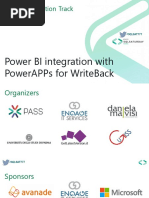 PowerBI Integration With PowerApps For Write Back