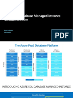 Azure SQL Database Managed Instance Technical Overview