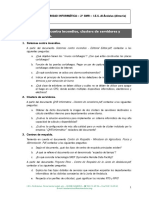 Práctica - Sistemas Contra Incendios, Clusters de Servidores y Centros de Respaldo PDF