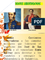 Bolivar y San Martin