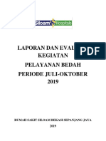 Evaluasi Indikator Pelayanan Mutu Oktober 2019