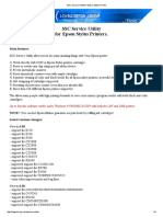SSC Service Utility For Epson Stylus Printer PDF