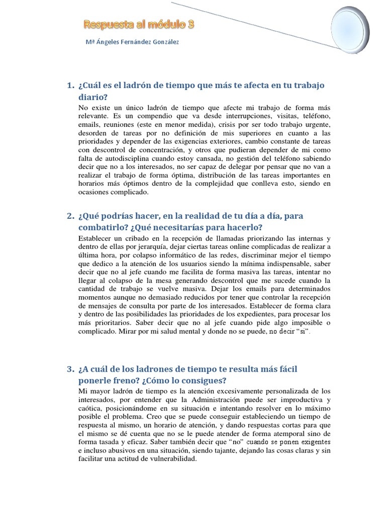 Actividad Módulo 3 | PDF | Business